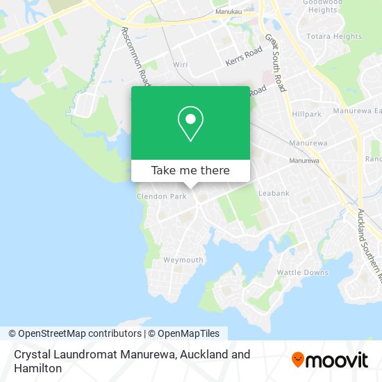 Crystal Laundromat Manurewa地图