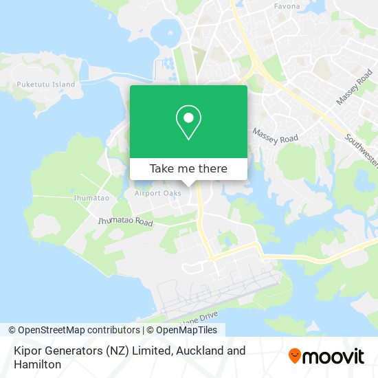 Kipor Generators (NZ) Limited map