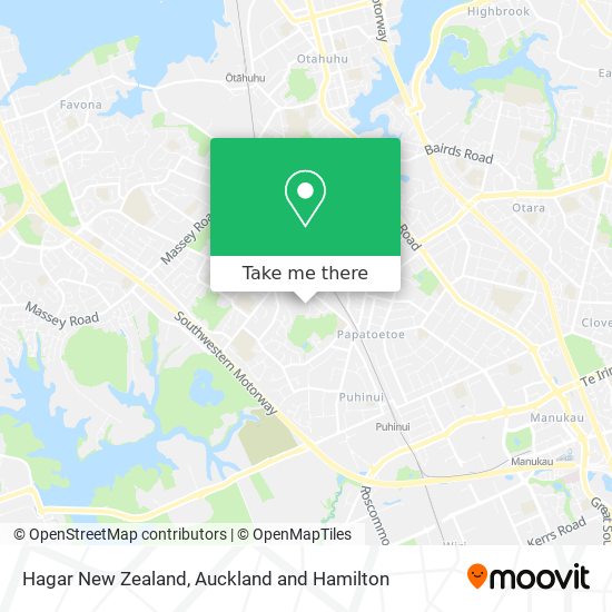 Hagar New Zealand地图