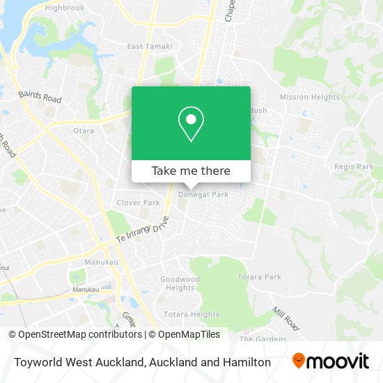Toyworld West Auckland地图