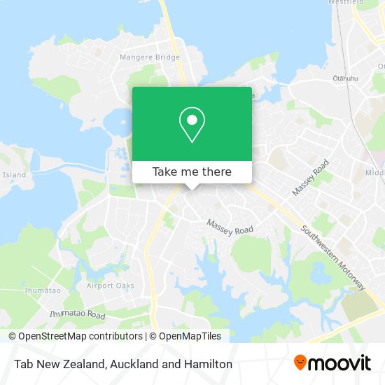 Tab New Zealand map