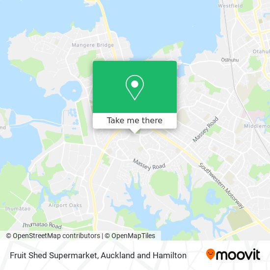 Fruit Shed Supermarket map