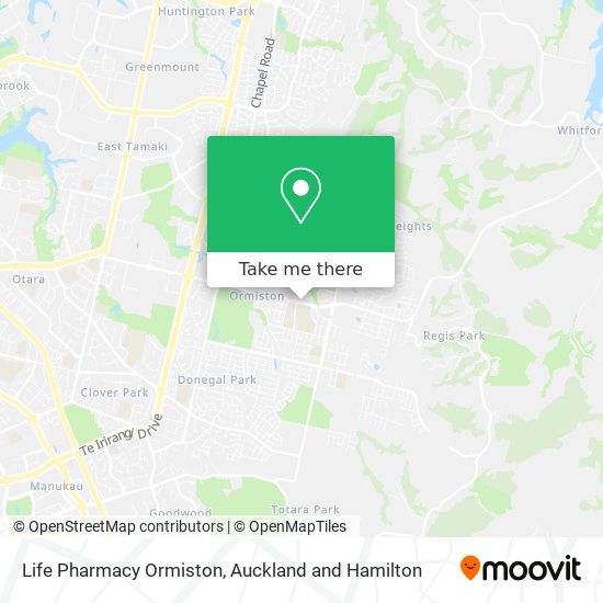 Life Pharmacy Ormiston map