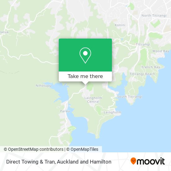 Direct Towing & Tran map
