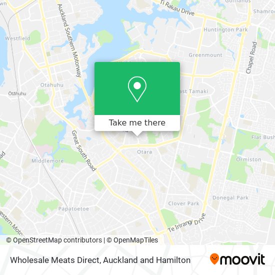 Wholesale Meats Direct map