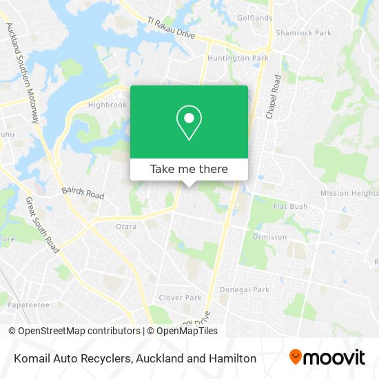 Komail Auto Recyclers map