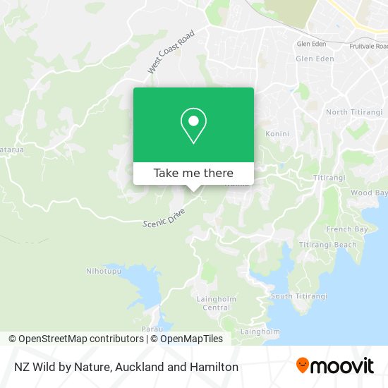 NZ Wild by Nature map