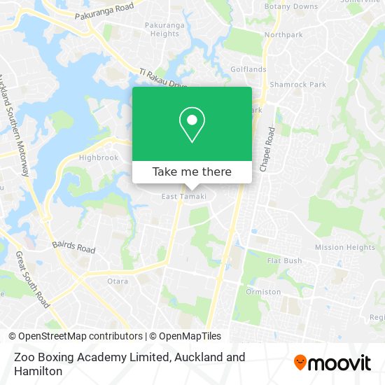 Zoo Boxing Academy Limited map