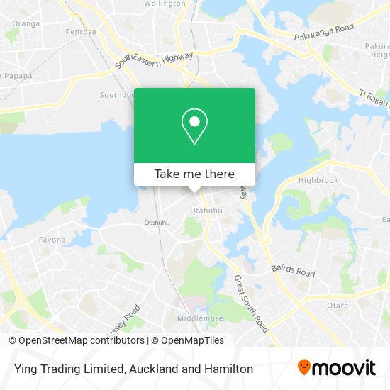 Ying Trading Limited map