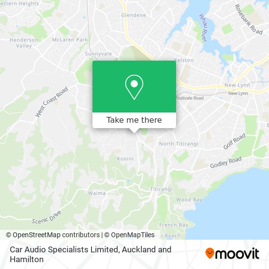 Car Audio Specialists Limited map