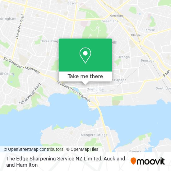 The Edge Sharpening Service NZ Limited map