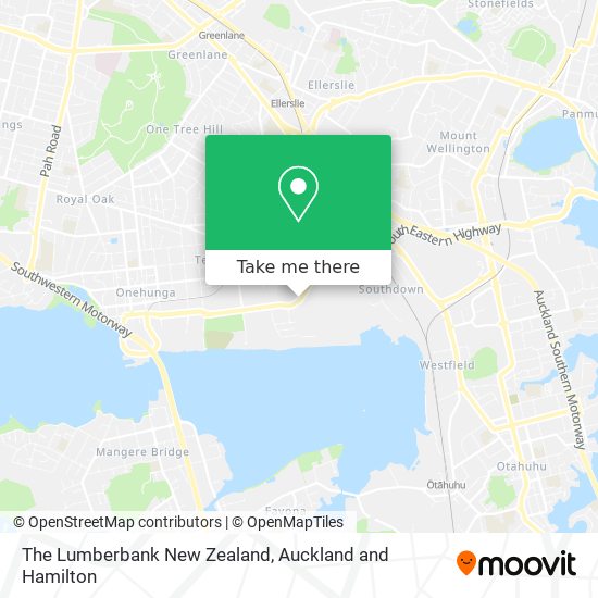 The Lumberbank New Zealand map
