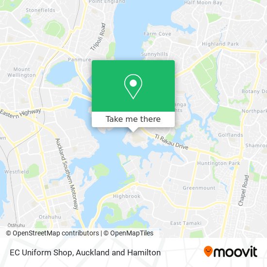 EC Uniform Shop map