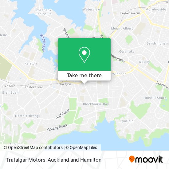 Trafalgar Motors map