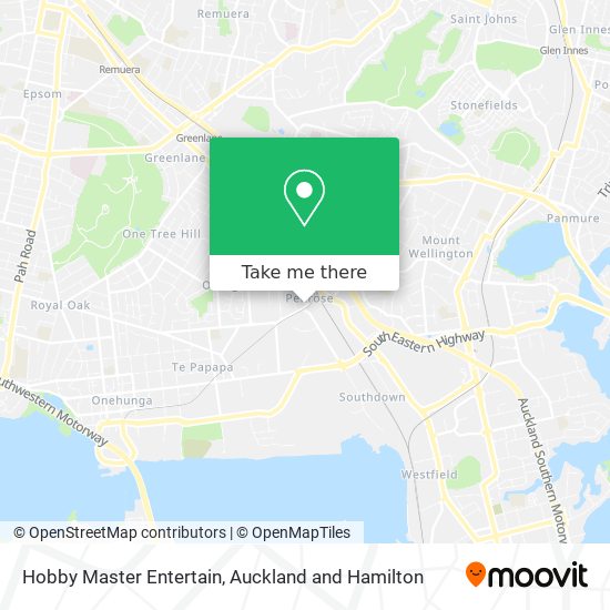 Hobby Master Entertain map