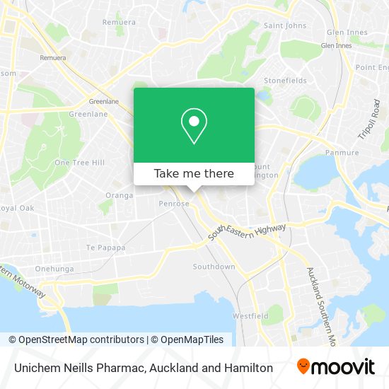 Unichem Neills Pharmac map