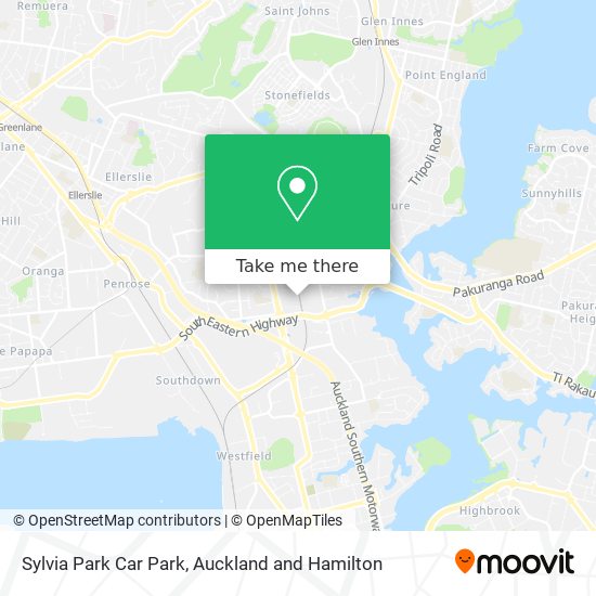 Sylvia Park Car Park map