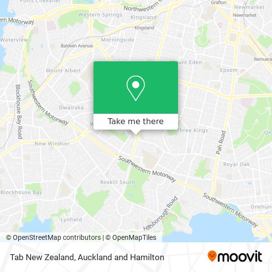 Tab New Zealand map