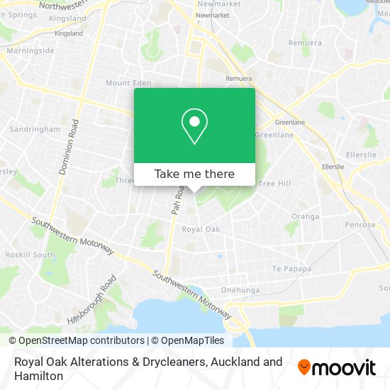 Royal Oak Alterations & Drycleaners map
