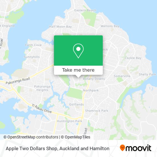 Apple Two Dollars Shop map