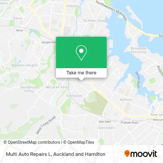 Multi Auto Repairs L map