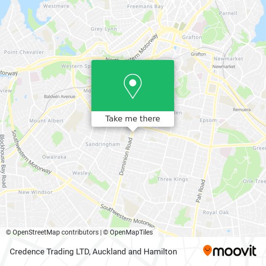 Credence Trading LTD map