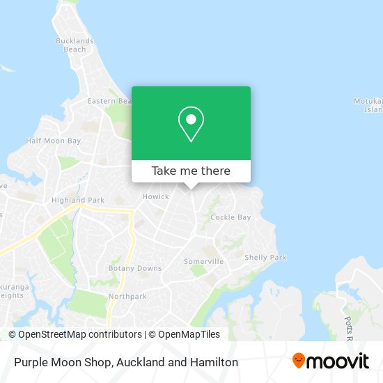Purple Moon Shop map