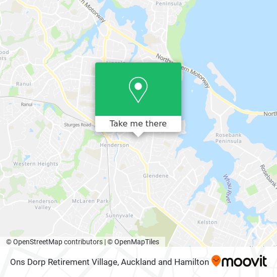 Ons Dorp Retirement Village map