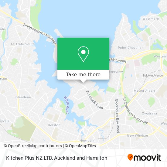 Kitchen Plus NZ LTD map