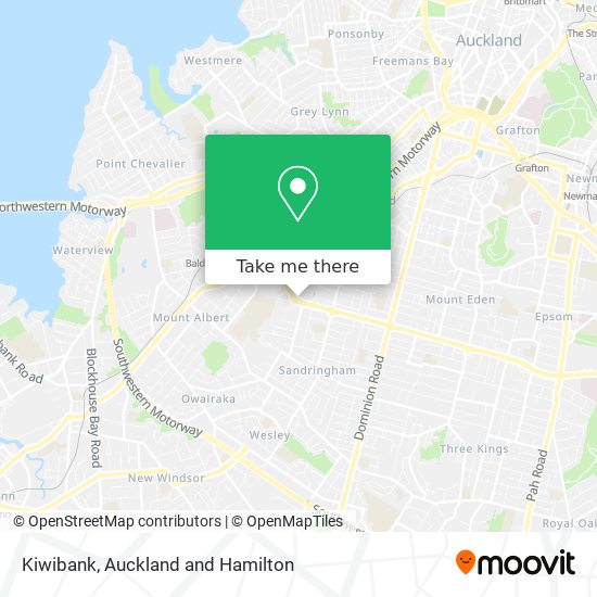 Kiwibank map