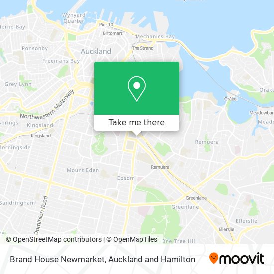 Brand House Newmarket map