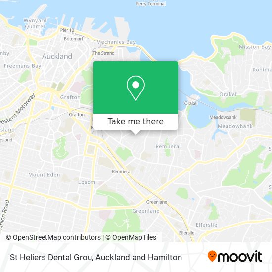 St Heliers Dental Grou map