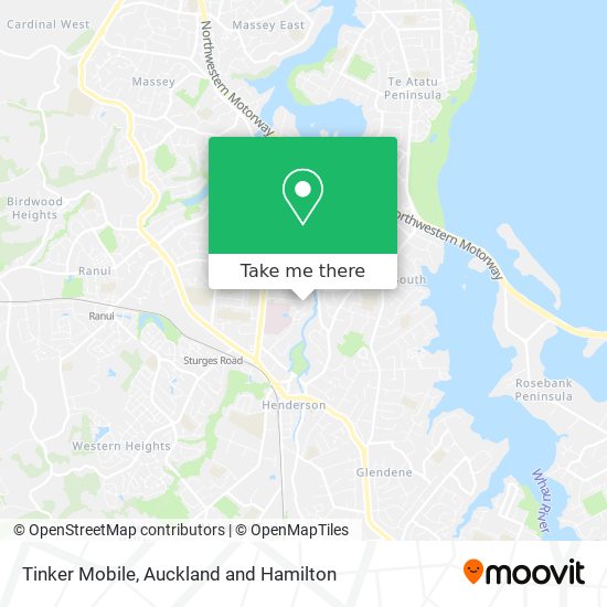 Tinker Mobile map