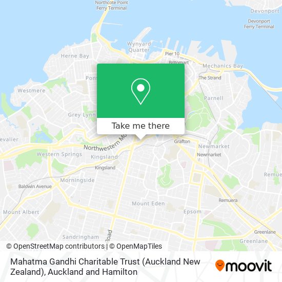 Mahatma Gandhi Charitable Trust (Auckland New Zealand) map