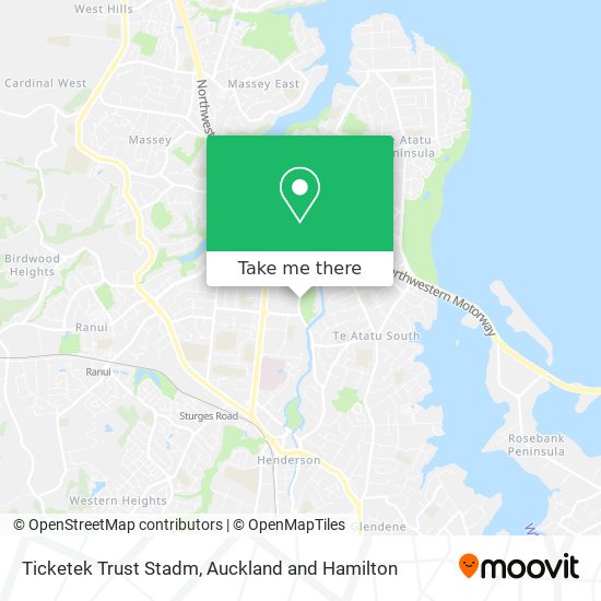 Ticketek Trust Stadm地图