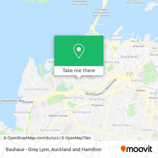 Bauhaus - Grey Lynn map