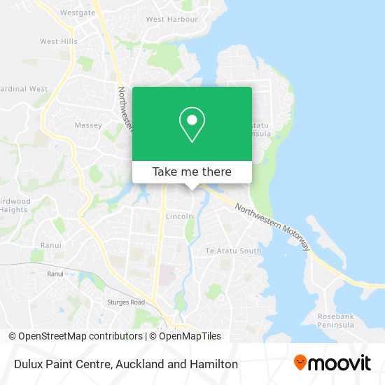 Dulux Paint Centre map