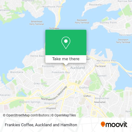 Frankies Coffee map