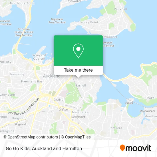 Go Go Kids map