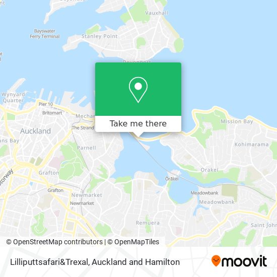 Lilliputtsafari&Trexal map