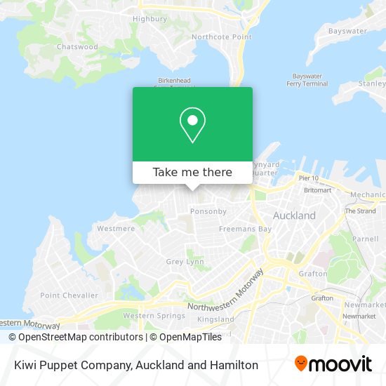 Kiwi Puppet Company map