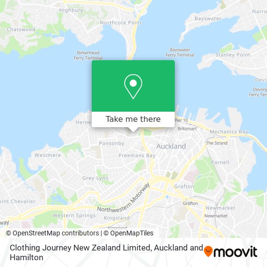 Clothing Journey New Zealand Limited地图