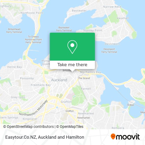 Easytour.Co.NZ map