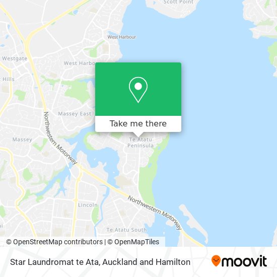 Star Laundromat te Ata地图