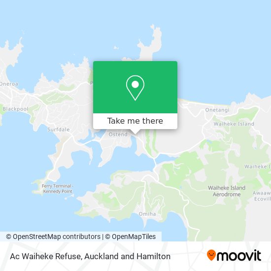 Ac Waiheke Refuse map