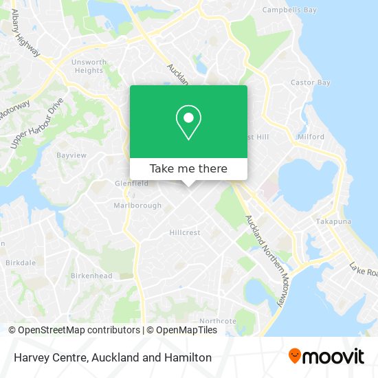 Harvey Centre map