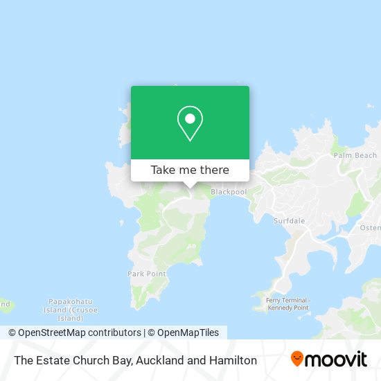 The Estate Church Bay map