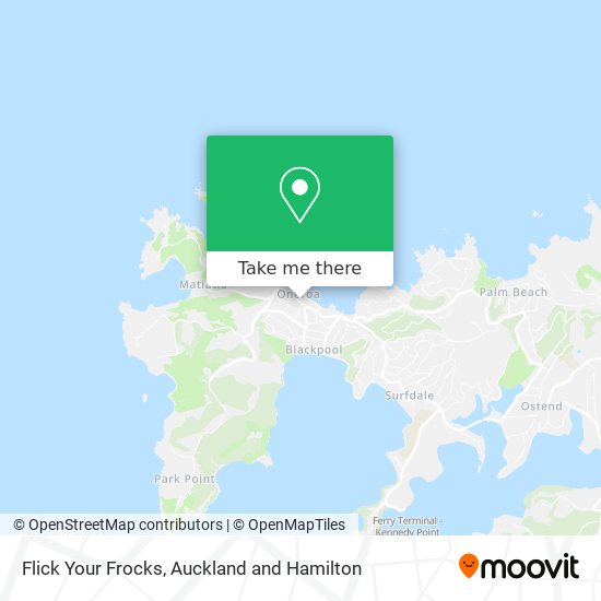 Flick Your Frocks map