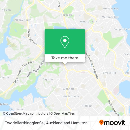Twodollarthingglenfiel map