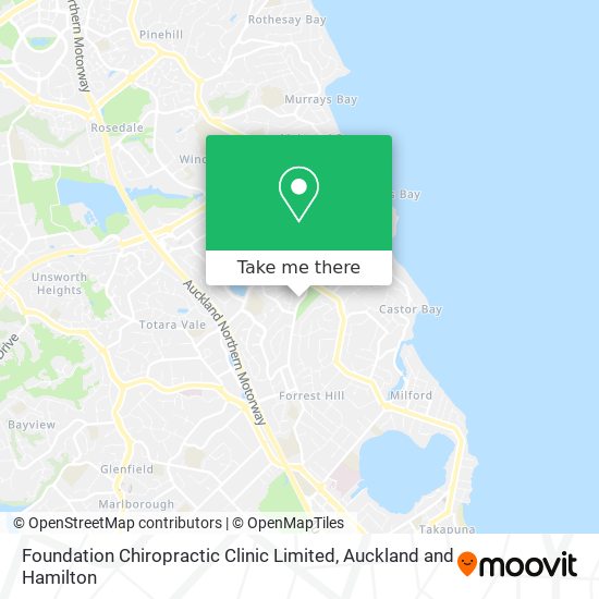 Foundation Chiropractic Clinic Limited map